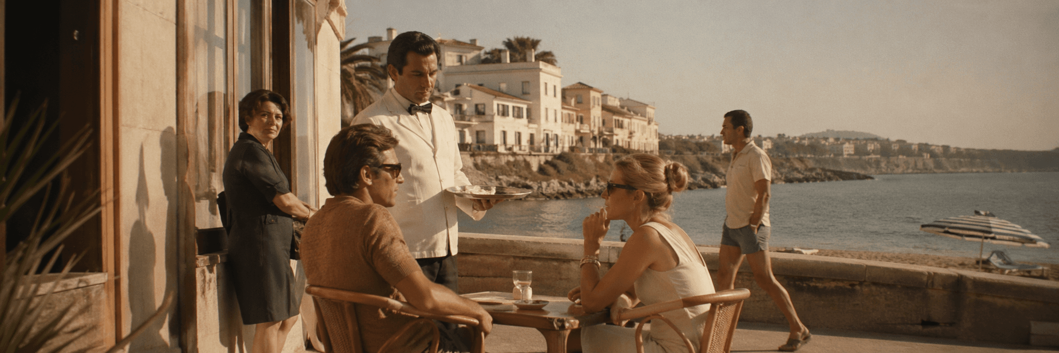 A cinematic city scene inspired by daily life in Francoist Spain.